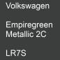 Preview: Volkswagen, Empiregreen Metallic 2C, LR7S.